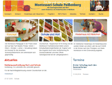 Tablet Screenshot of montessori-schule.com